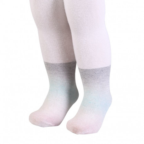 SOKISAHTEL CALY valged puuvillased sukkpüksid beebidele 430, 422