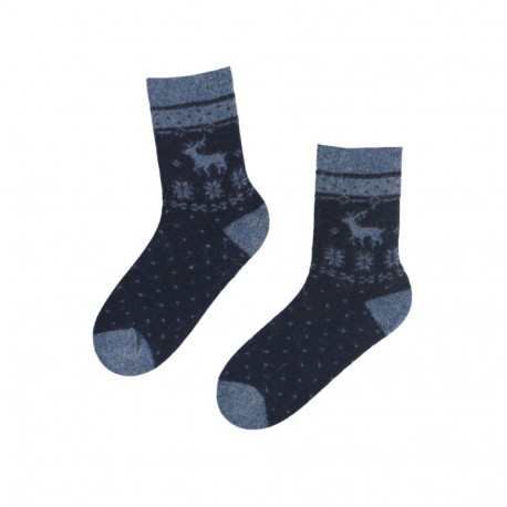 SOKISAHTEL SNOWFALL sinised villased sokid 444