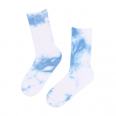 SOKISAHTEL TIEDYE sinised puuvillased jooksusokid