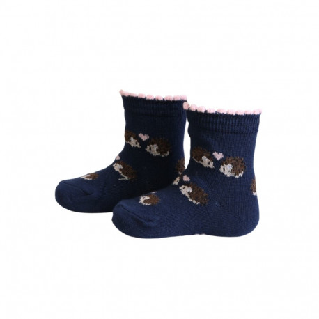 SOKISAHTEL BEBE tumesinised siilidega sokid beebidele 430, 422