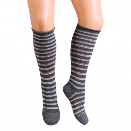 SOKISAHTEL VANESSA tumehallid triibulised põlvikud lastele 438