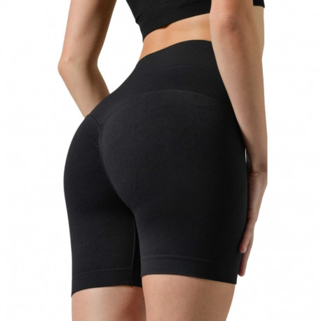 SOKISAHTEL SCULPT musta värvi vormivad biker-püksid 424