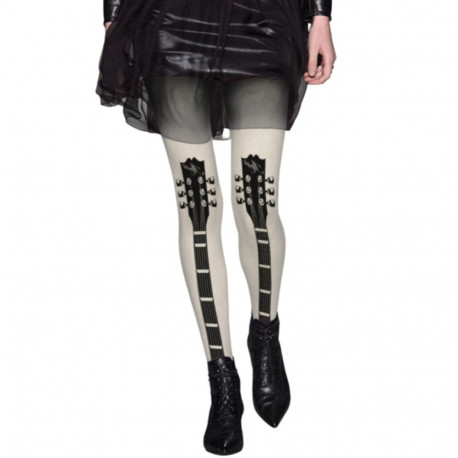 SOKISAHTEL QUITAR printmustriga muusikasõbra sukkpüksid 442