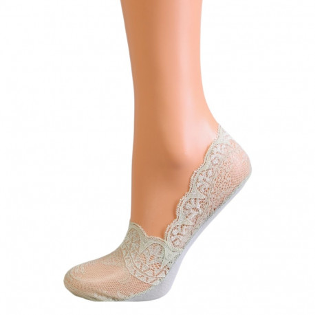 SOKISAHTEL AQUA helerohelised pitsilised stepsid 444