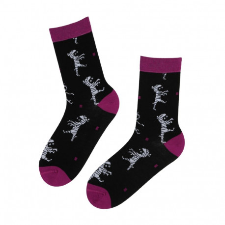 SOKISAHTEL MUMMY musta värvi halloweeni sokid