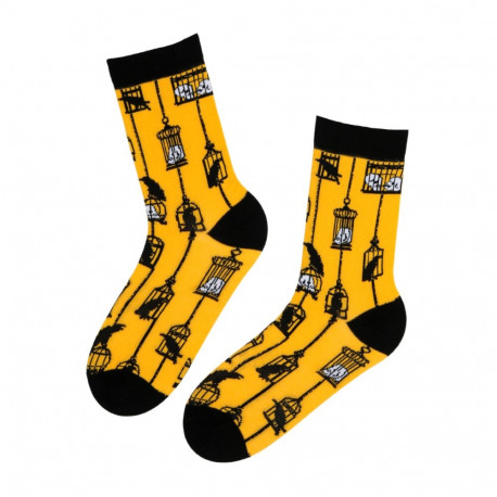 SOKISAHTEL BURTON kollased halloweeni mustriga sokid 444, 446