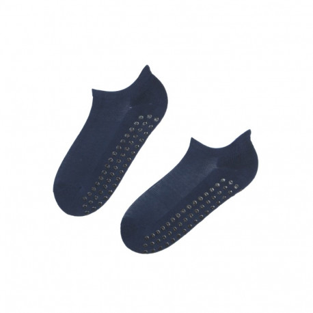 SOKISAHTEL JUMP tumesinised madalad naksudega puuvillased sokid 444