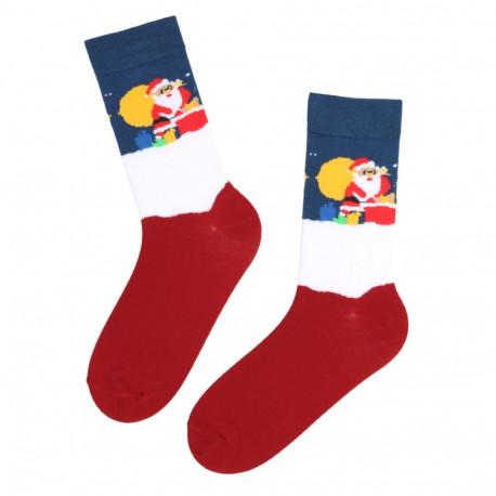 SOKISAHTEL MARIO punased jõuluvanadega sokid 444, 446