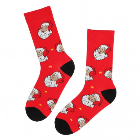 SOKISAHTEL ANGELO punased jõuluvanadega jõulusokid 444