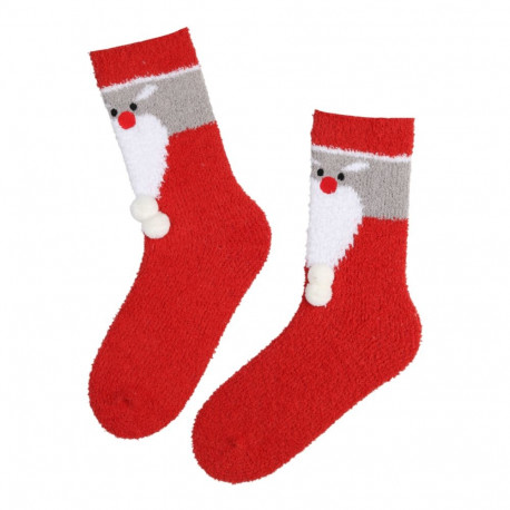 SOKISAHTEL KANSAS punased jõuluvanaga soojad ja pehmed jõulusokid 444, 446