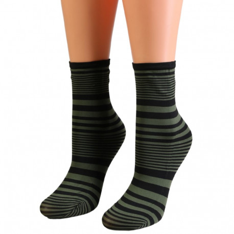 SOKISAHTEL Sarah Borghi NUCCIA tumerohelised triibulised sokid 444