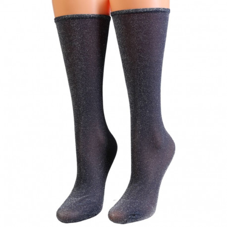 SOKISAHTEL LUCIENNE tumesinised sädelevad sokid 444