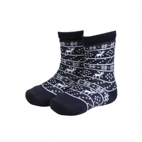 SOKISAHTEL PÄRT tumesinised meriinovillased jõulusokid beebidele 423, 430, 422