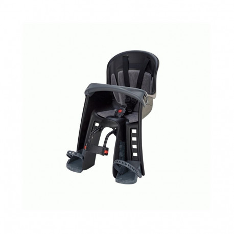 Lastetool 9-15 kg, must-hall, raamikinnitusega ette