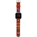 Wristwatch LED Super Mario red