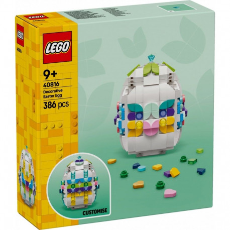 LEGO 40816 Decorative Easter Egg is a seasonal set released in early 2024 as part o