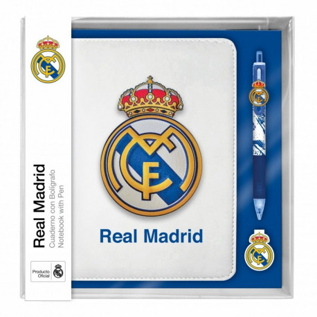 Notebook with 10 colours pen Real Madryt