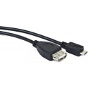 Lanberg kaabel microUSB - USB-A 0,15m