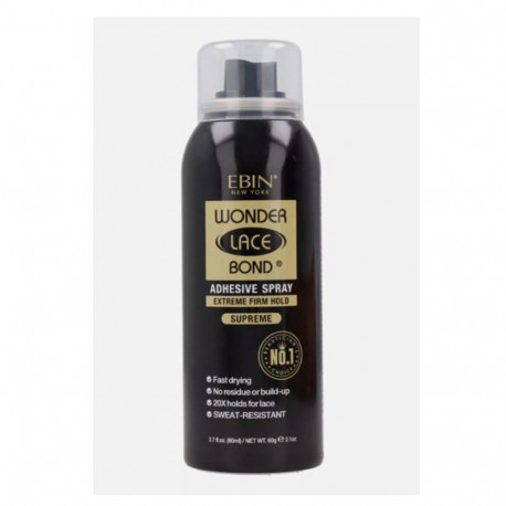 EBIN NEW YORK Wonder Lace Bond pihustusliim Supreme, eriti tugeva kinnitusega 80ml