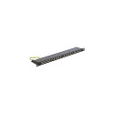 DeLOCK 19 Patchpanel 24P Cat .6 0.5 HE black