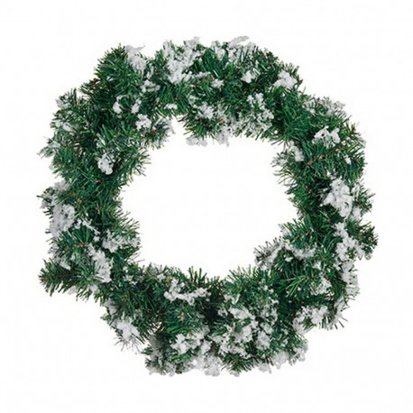 Advent wreathe Krist+ White Green Snowflakes