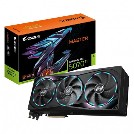 Gigabyte Graphics Card||NVIDIA GeForce RTX 5070 Ti|16 GB|GDDR7|256 bit|PCIE 5.0 16x|GPU 2670 MHz|Dua