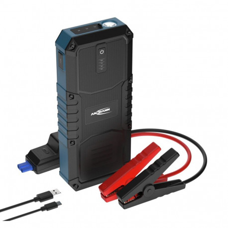 Powerbank / auto hüpikstarter 600A/2500A 59.2Wh IP65 USB-A/USB-C 15W Jump Starter 16.0 ANSMANN