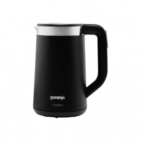 Gorenje | Kettle | K17TRDW | Electric | 2200 W | 1.7 L | Plastic/Metal | 360° rotational base | Blac