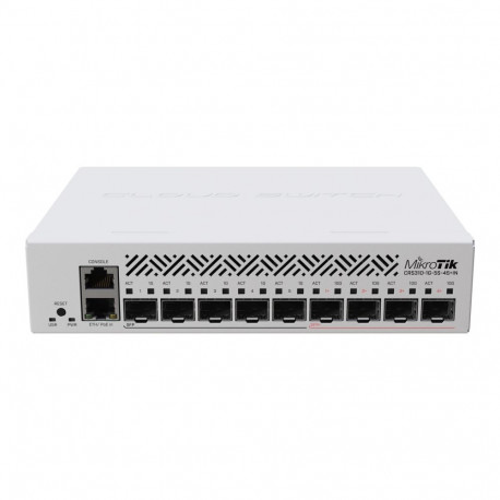 MikroTik pilveruuter-lüliti CRS310-1G-5S-4S+IN ilma Wi-Fi-ta 10/100/1000 Mbit/s Ethernet LAN (RJ-45)