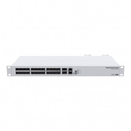 MikroTik pilveruuter-lüliti 326-24S+2Q+RM RouterOS L5 1U racki paigaldatav korpus
