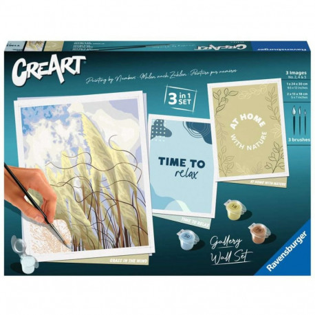 CreArt seina galerii komplekt, naturaalne