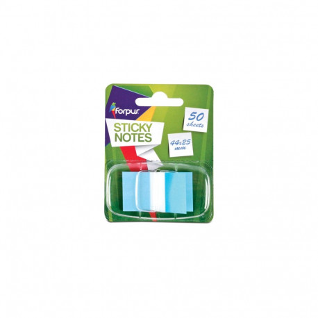 Sticky plastic indexes 44x25mm blue