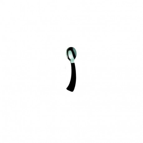 Curved spoon for right-handed person