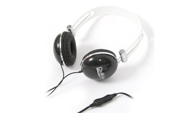 Omega Freestyle наушники + микрофон FH0900, черный