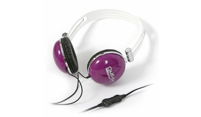 Omega Freestyle kõrvaklapid + mikrofon FH0900, lilla
