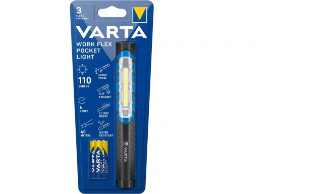 Taskulamp Varta 17647 Work Flex 1,5W LED magnetiga