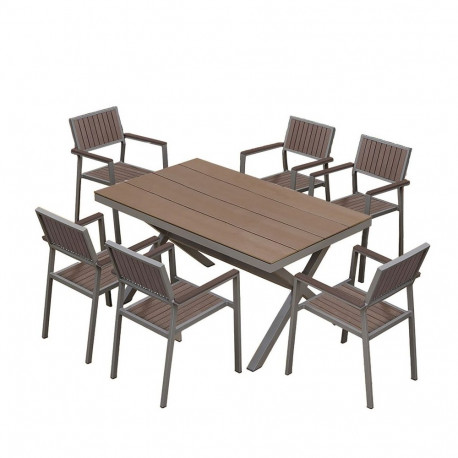 Aiamööbli komplekt HECHT LIMA SET 6