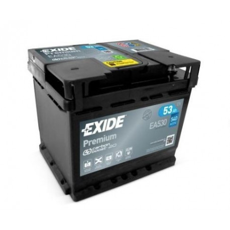 Aku Exide Premium 53Ah 540A 207x175x190 -+