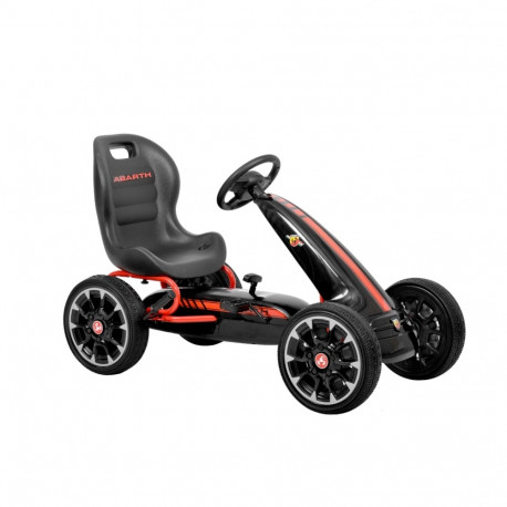 Pedaalidega kartauto ABARTH-BLACK