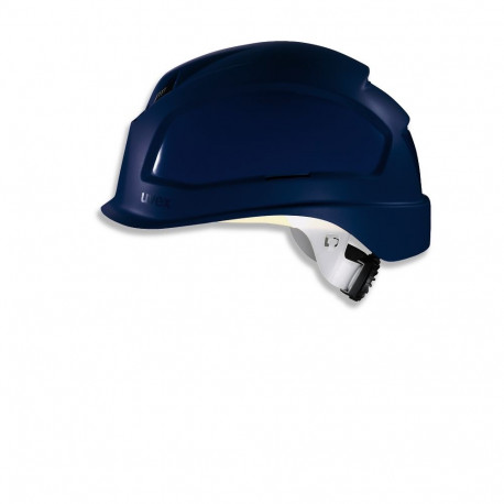 uvex pheos B-S-WR industrial safety helmet – adjustable ventilation, short brim, wheel ratchet fit 5