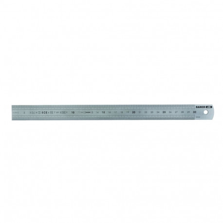 Stainless steel rule 600x30mm