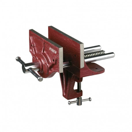 Carpenter´s bench vice with 15x5,5cm jaws, max 12cm