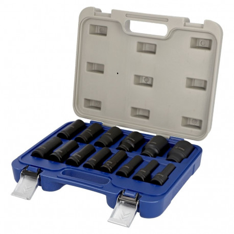 Hex impact socket set Irimo 14pcs 10-32mm 1/2"