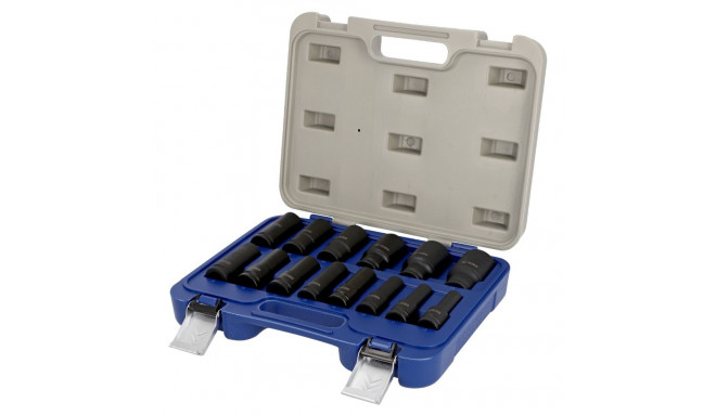 Hex impact socket set Irimo 14pcs 10-32mm 1/2"