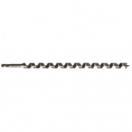 Spiral wood drill bit 32x450 mm, HEX shank