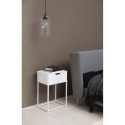 Bedside table MITRA white