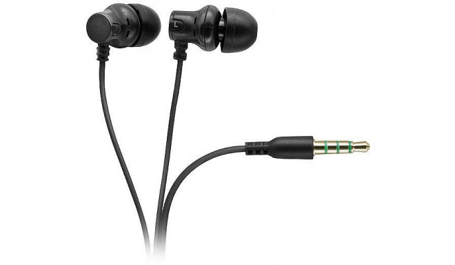 Vivanco kõrvaklapid + mikrofon HS 100 BK, must (31433)