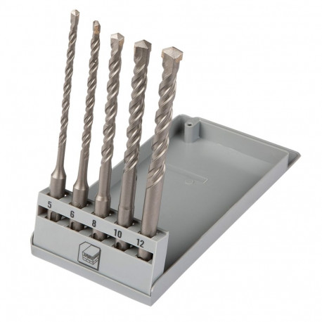 SDS Plus betooni puuride komplekt 5–12 mm, 5 tk