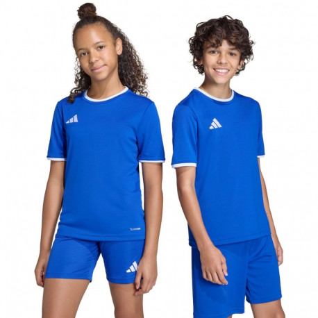 Koszulka dla dzieci adidas Entrada 26 Jersey niebieska JZ2531 128cm
