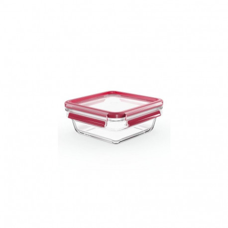 Tefal MasterSeal N10414 Square Box 0.8 L Transparent, Red 1 pc(s)